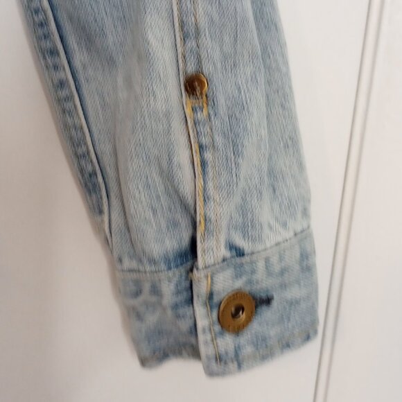 Pistola Light Wash Distressed Denim Jacket - Picture 5 of 10